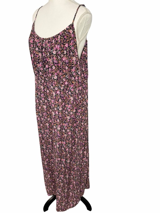 Old Navy Dresses & Skirts - Old Navy Pink and Black Floral Maxi Dress Skirt